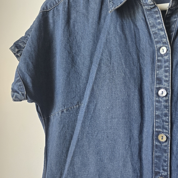 Soft Surroundings Denim Blue Casual Dress M - Picture 3 of 9
